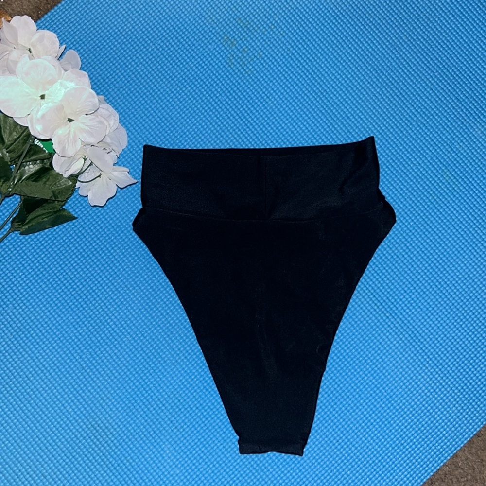 Aerie | Swim | New Kate High Waist Bikini. Black Size xxs